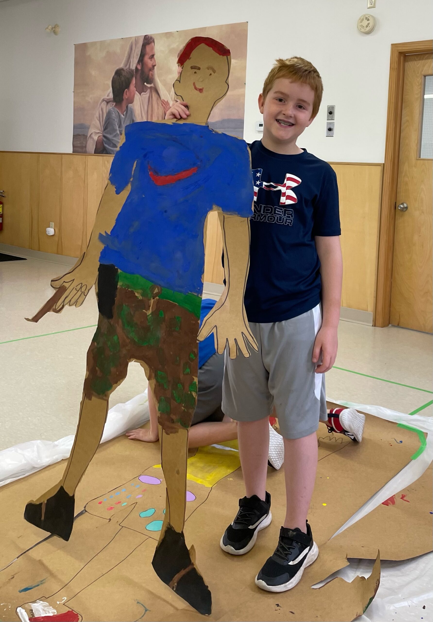 Boy with Art Cutout